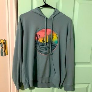 Light wait hoodie shirt sea foam